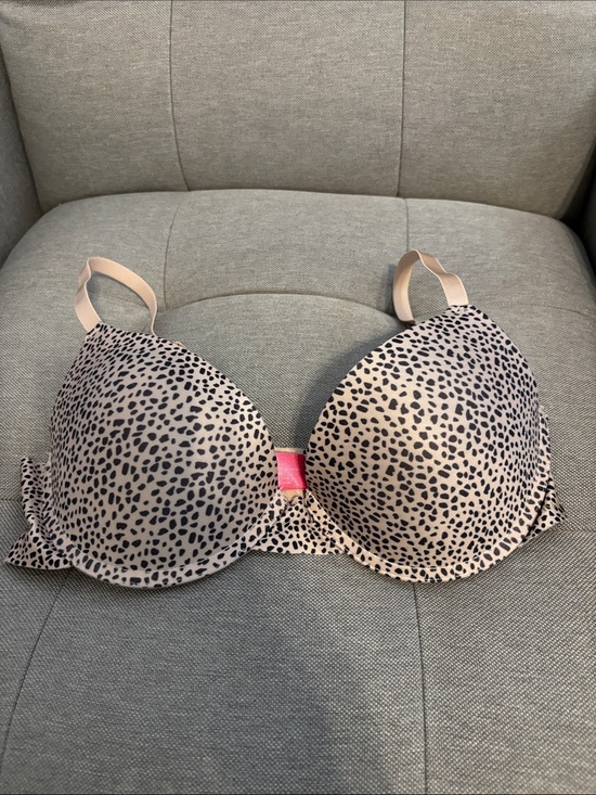 Isaac Mizrahi Other - Isaac Mizrahi Beige Leopard Print Push-Up Underwire Bra